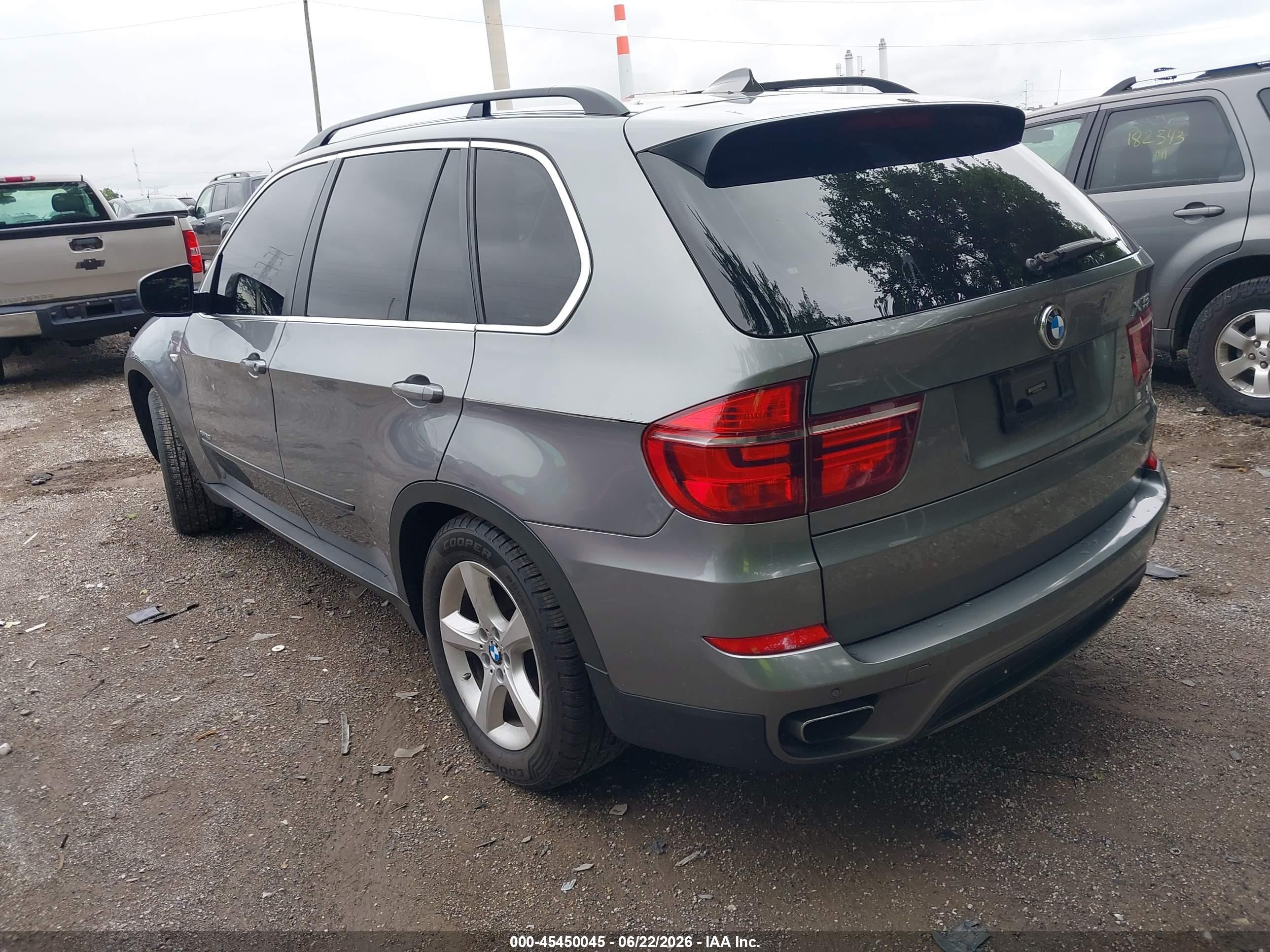 2013 Bmw X5 Xdrive50i Gray vin: 5UXZV8C50DL899539