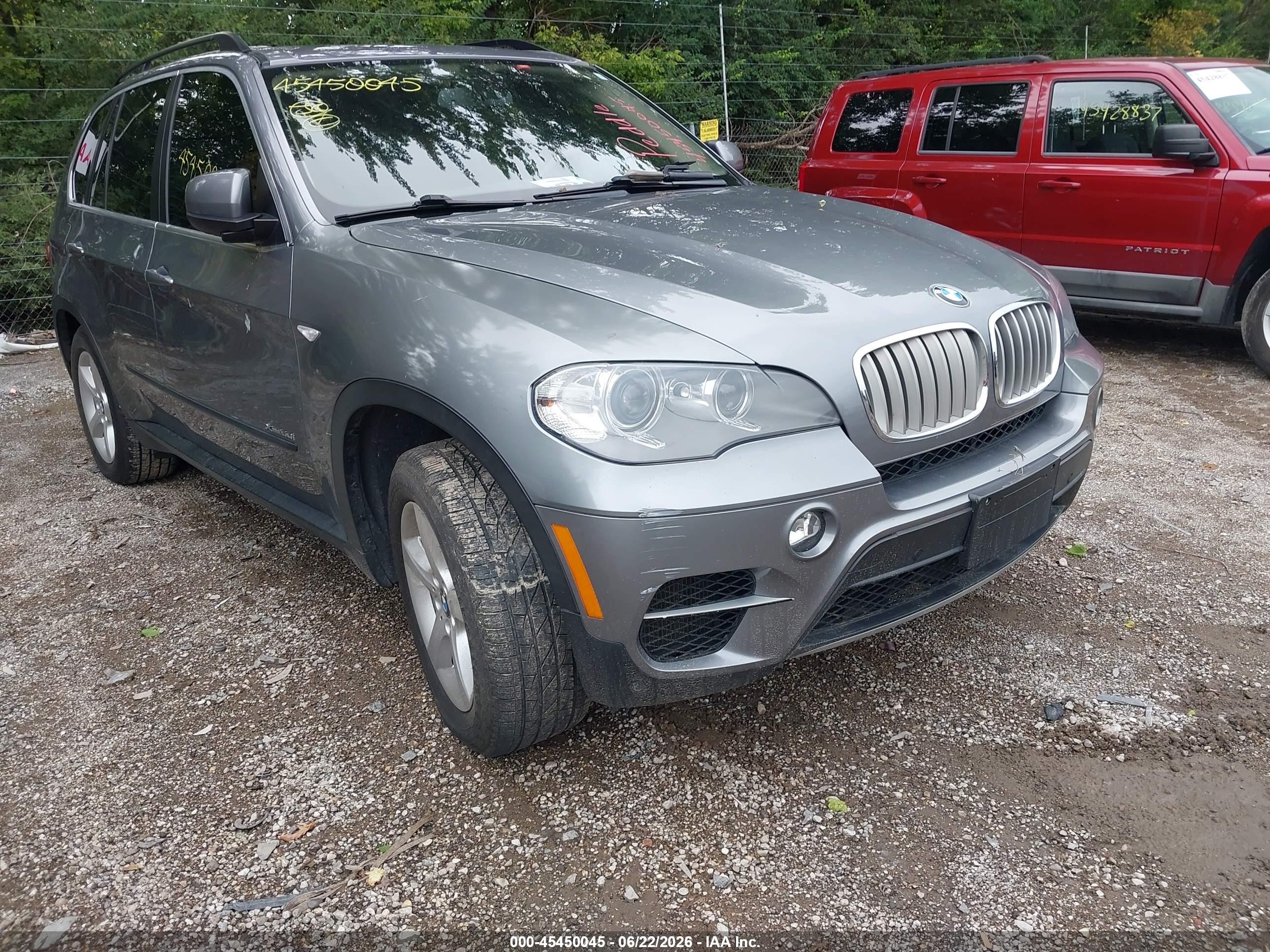 2013 Bmw X5 Xdrive50i Gray vin: 5UXZV8C50DL899539