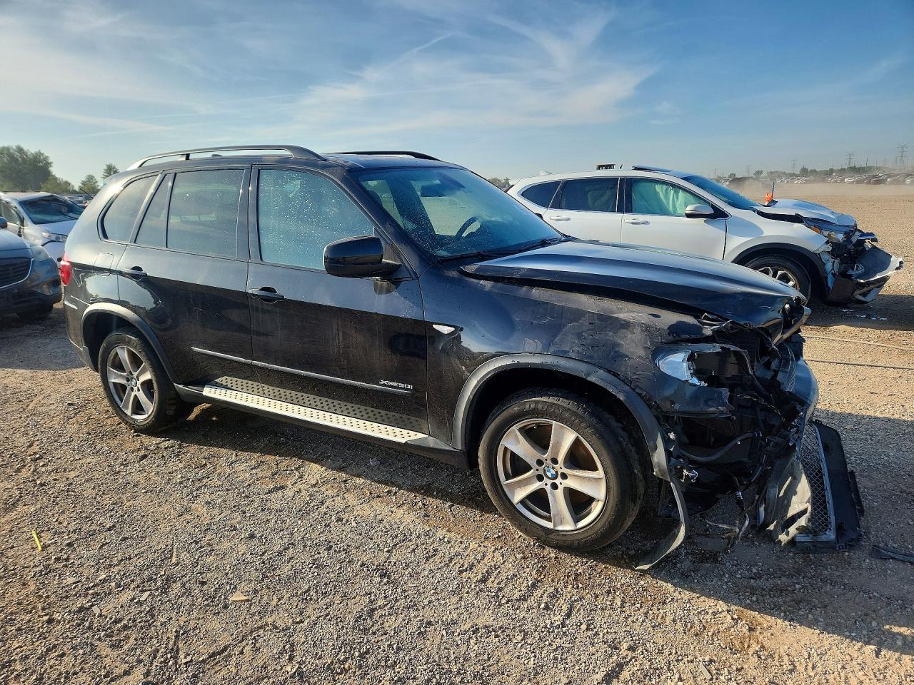2011 Bmw X5 Xdrive50i Black vin: 5UXZV8C51BL417898