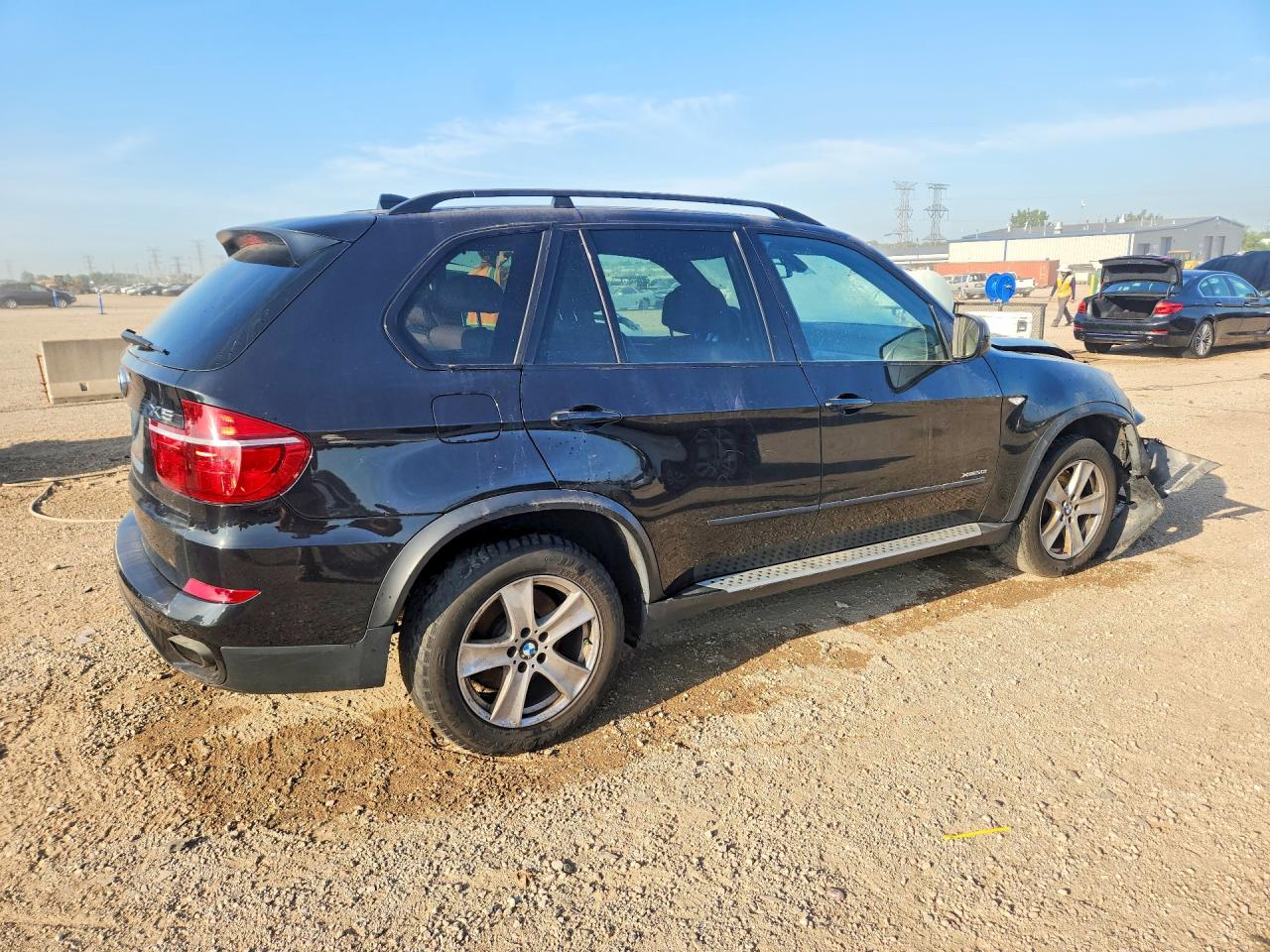 2011 Bmw X5 Xdrive50i Black vin: 5UXZV8C51BL417898