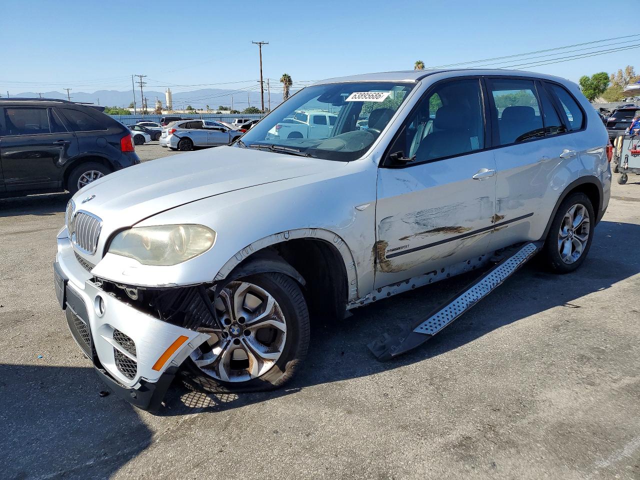 2011 Bmw X5 Xdrive50i Silver vin: 5UXZV8C51BL418209