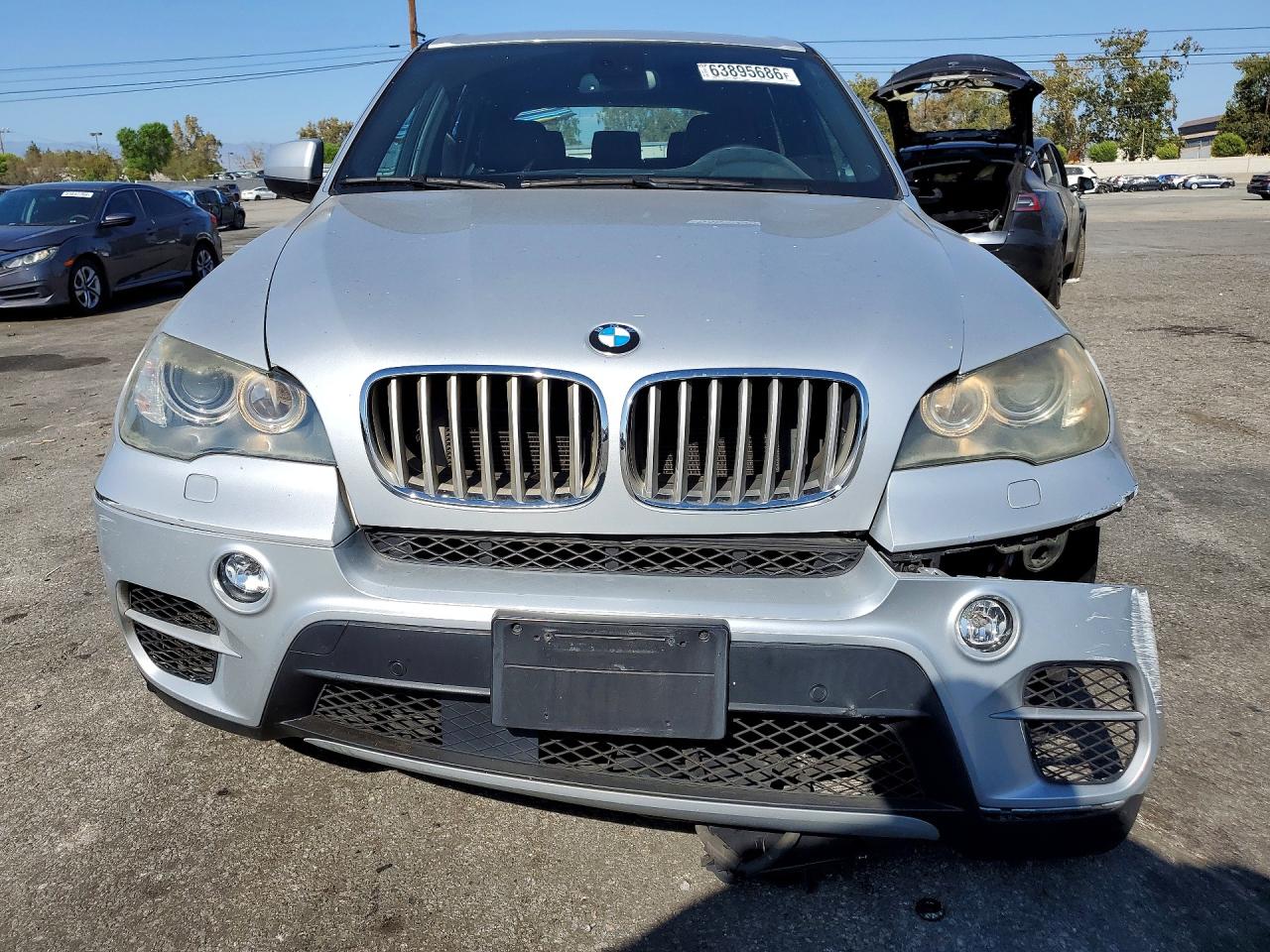 2011 Bmw X5 Xdrive50i Серебряный vin: 5UXZV8C51BL418209