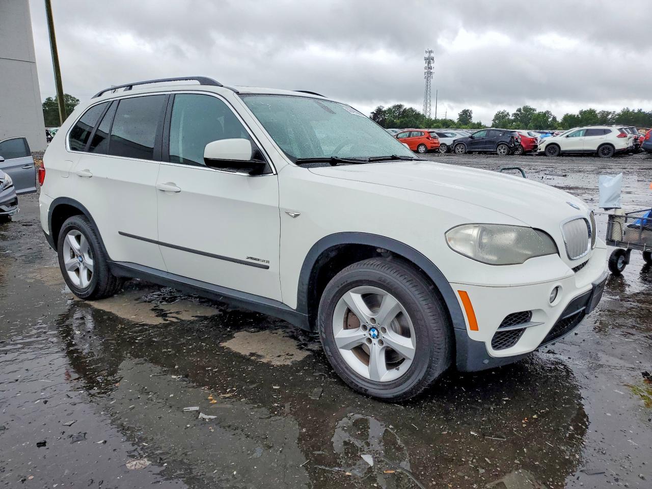 2012 Bmw X5 Xdrive50i Белый vin: 5UXZV8C51CL422729