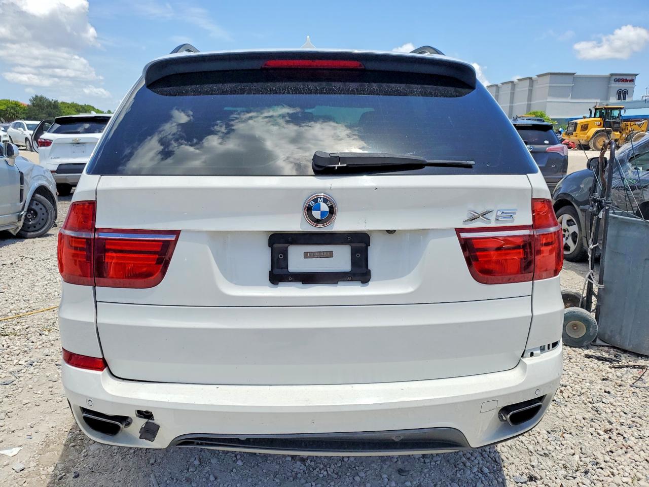 2012 Bmw X5 Xdrive50i White vin: 5UXZV8C51CL423296