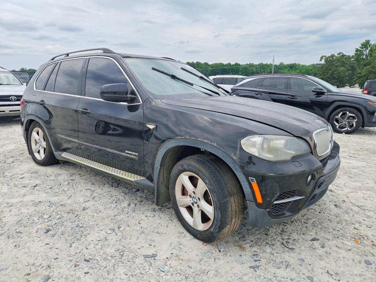 2012 Bmw X5 Xdrive50i Black vin: 5UXZV8C51CL424495