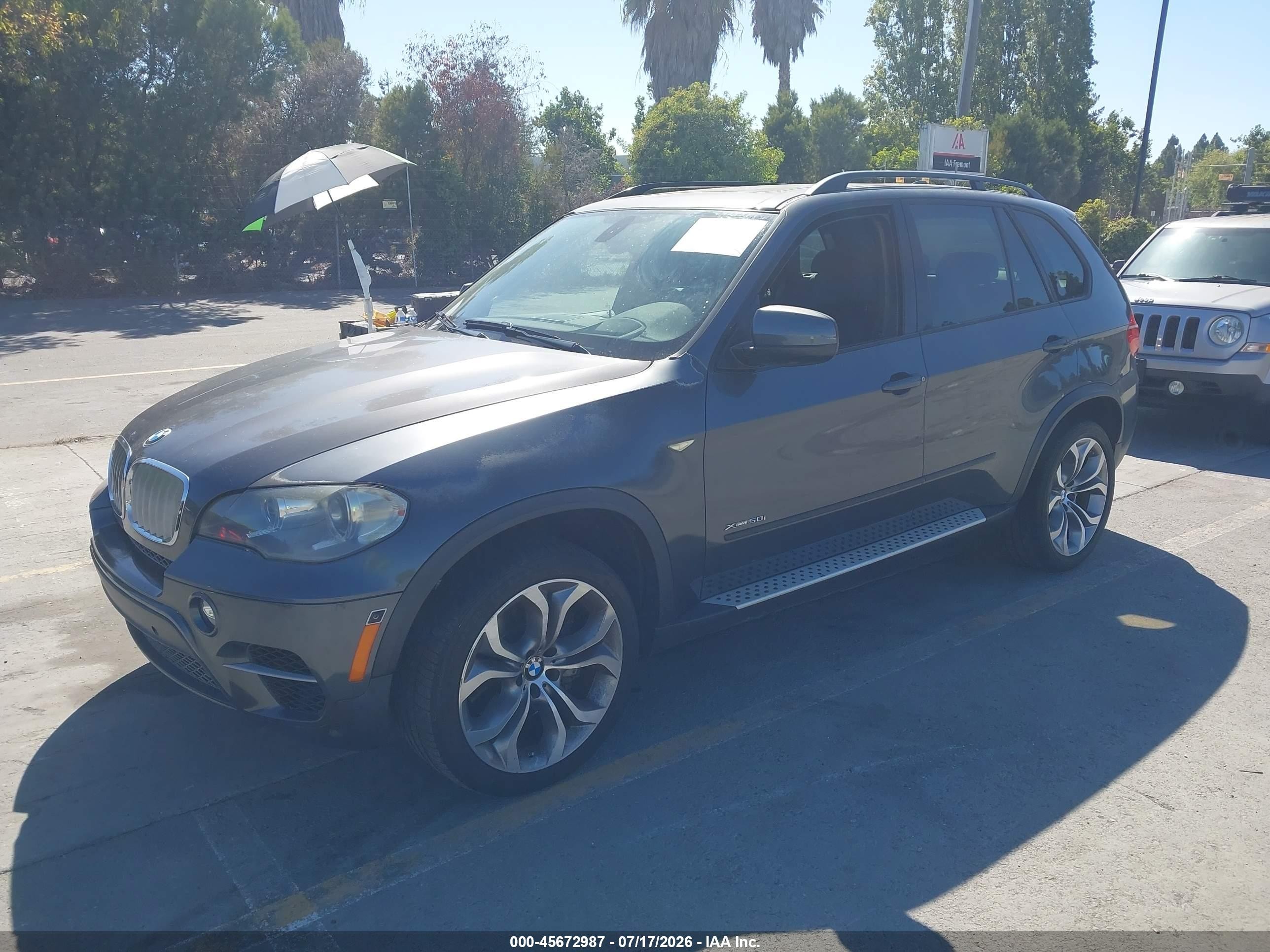 2012 Bmw X5 Xdrive50i Серый vin: 5UXZV8C51CL425419
