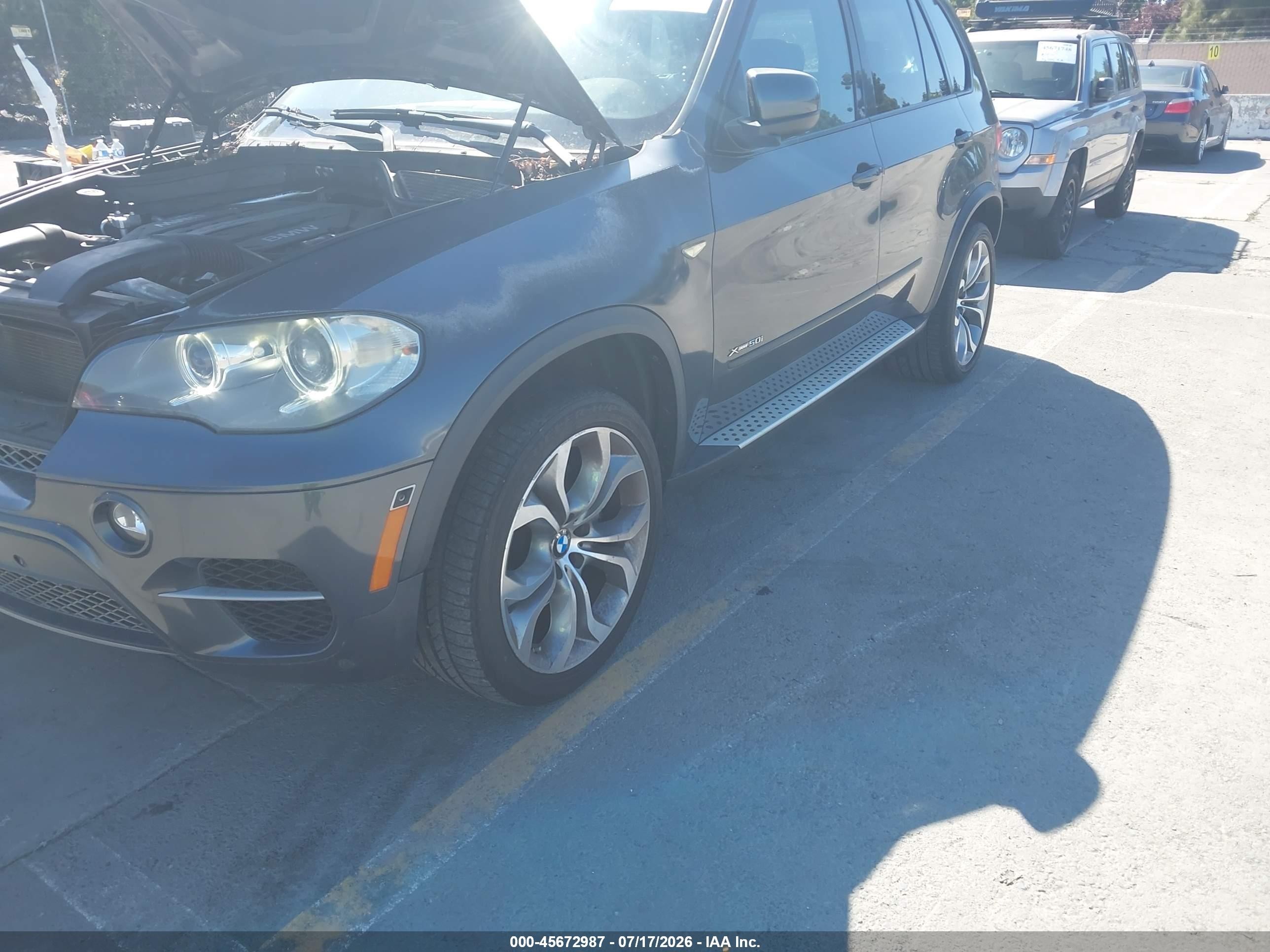 2012 Bmw X5 Xdrive50i Серый vin: 5UXZV8C51CL425419