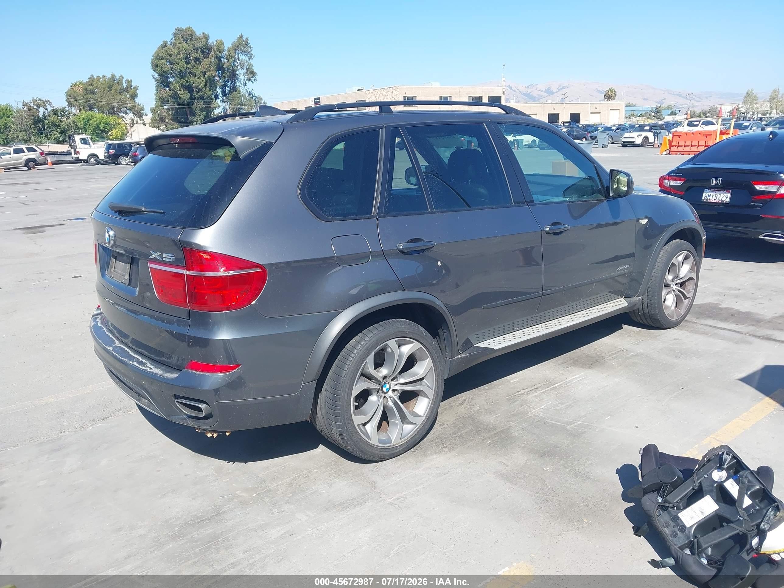 2012 Bmw X5 Xdrive50i Серый vin: 5UXZV8C51CL425419