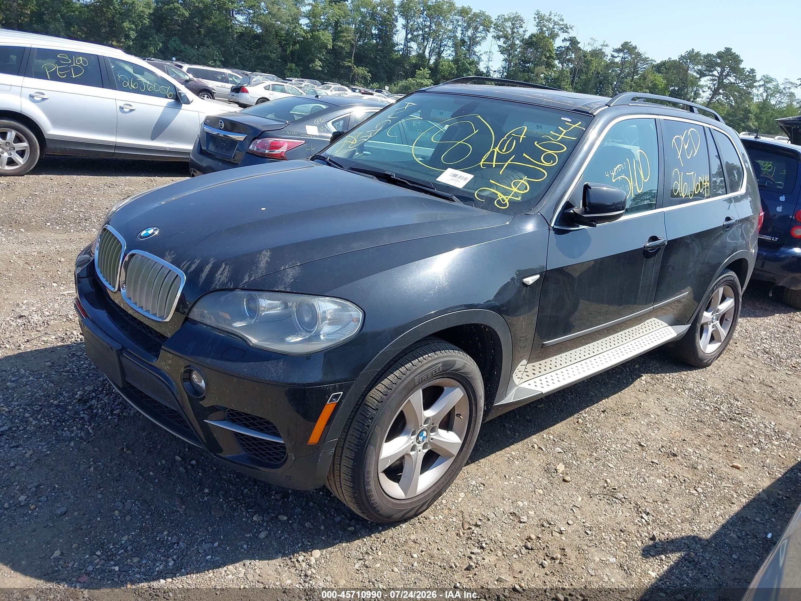 2013 Bmw X5 Xdrive50i Black vin: 5UXZV8C51DL426880