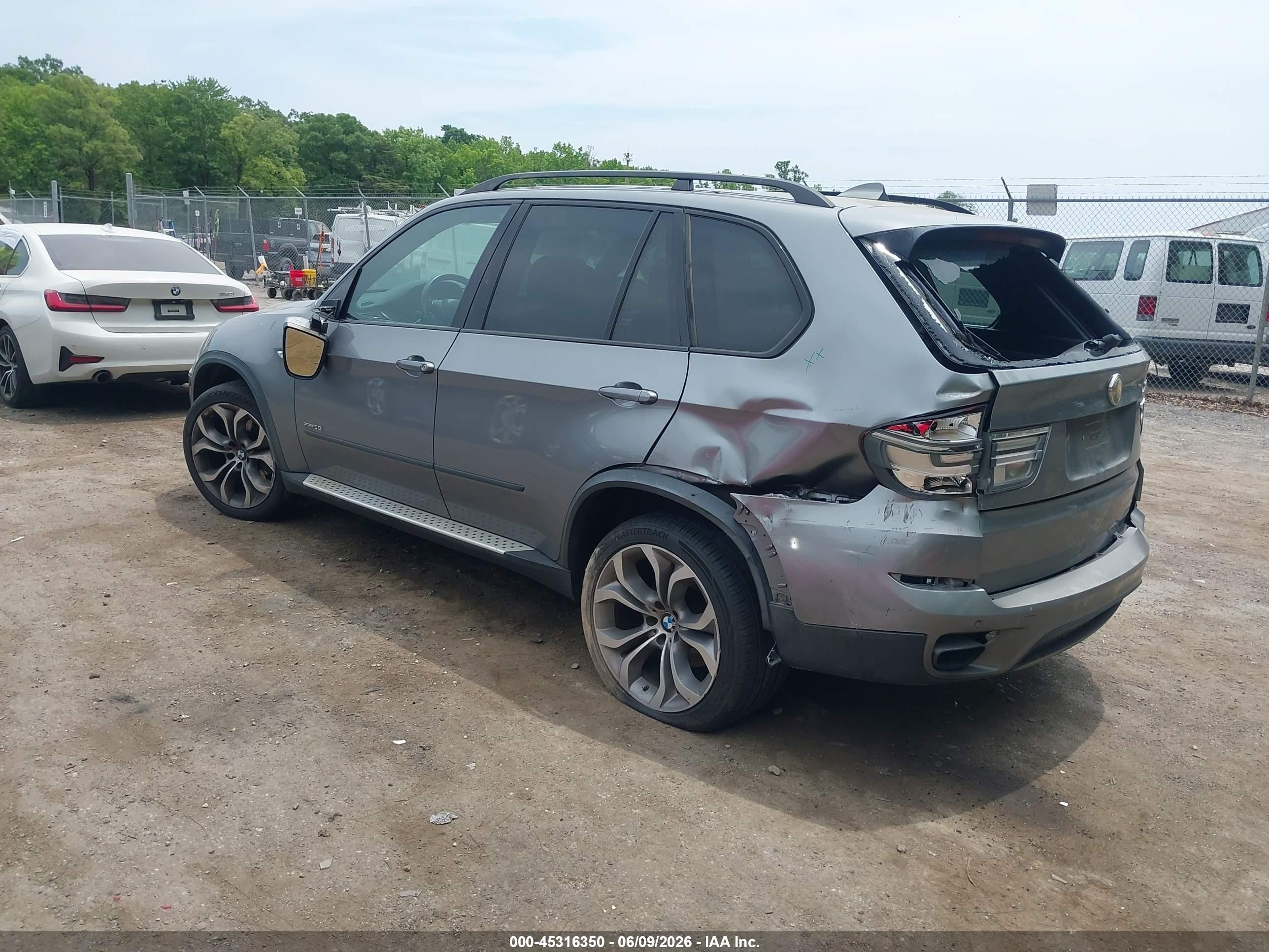 2011 Bmw X5 Xdrive50i Gray vin: 5UXZV8C52BL417294