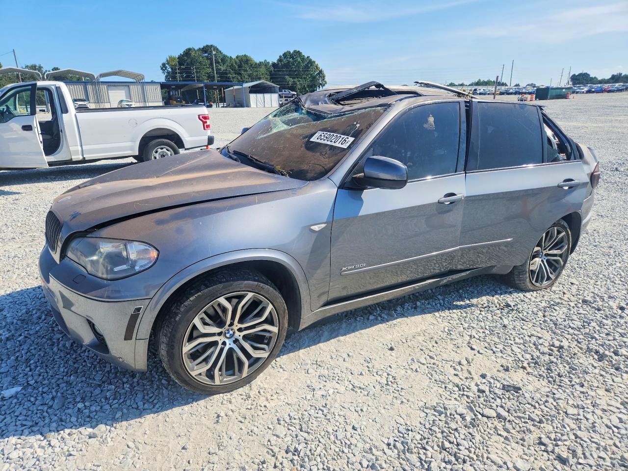 2012 Bmw X5 Xdrive50i Серый vin: 5UXZV8C52CL425610