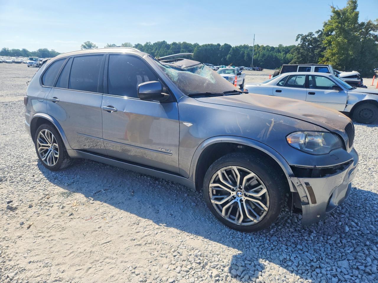2012 Bmw X5 Xdrive50i Серый vin: 5UXZV8C52CL425610