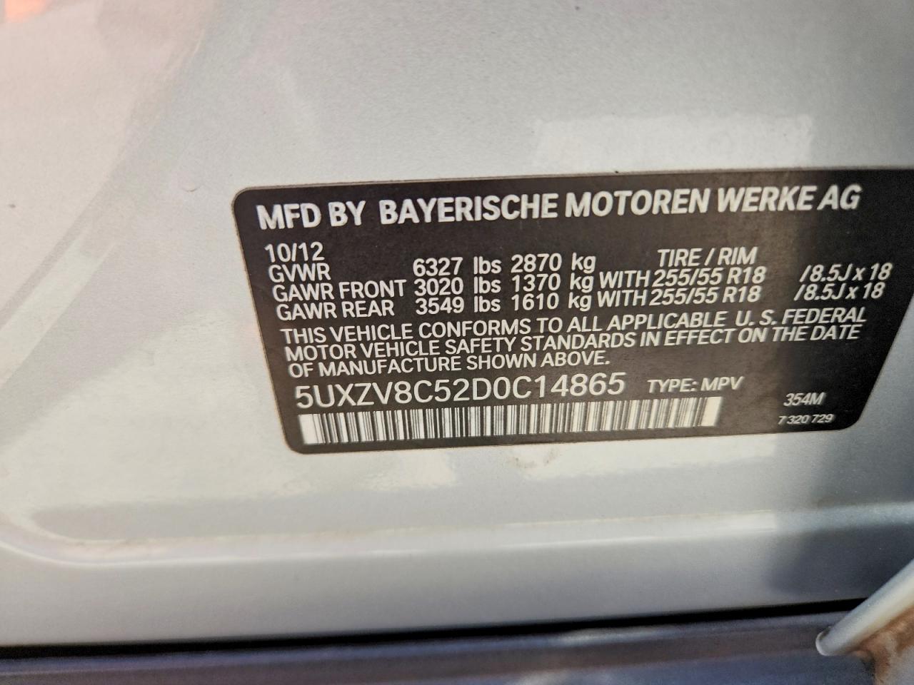 2013 Bmw X5 Xdrive50i Silver vin: 5UXZV8C52D0C14865