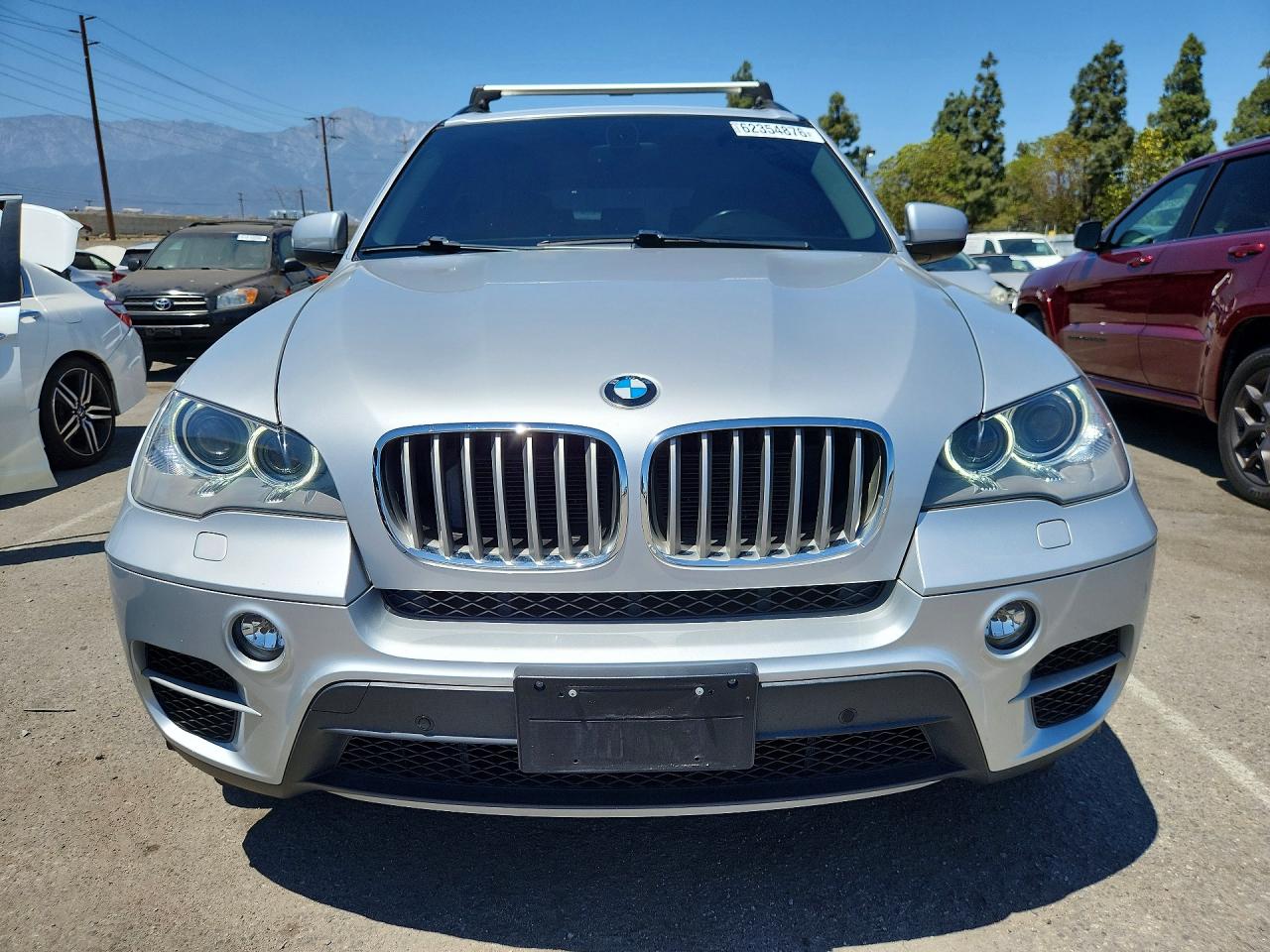 2013 Bmw X5 Xdrive50i Silver vin: 5UXZV8C52D0C14865
