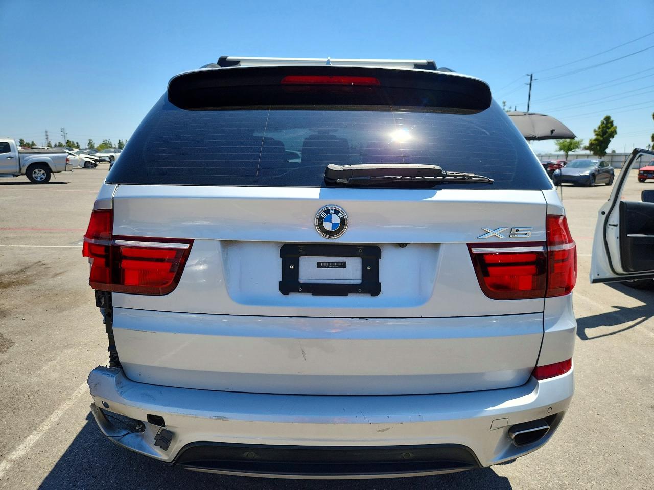 2013 Bmw X5 Xdrive50i Silver vin: 5UXZV8C52D0C14865