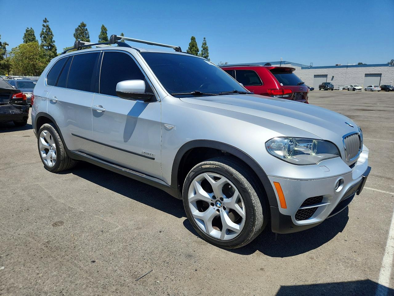 2013 Bmw X5 Xdrive50i Silver vin: 5UXZV8C52D0C14865