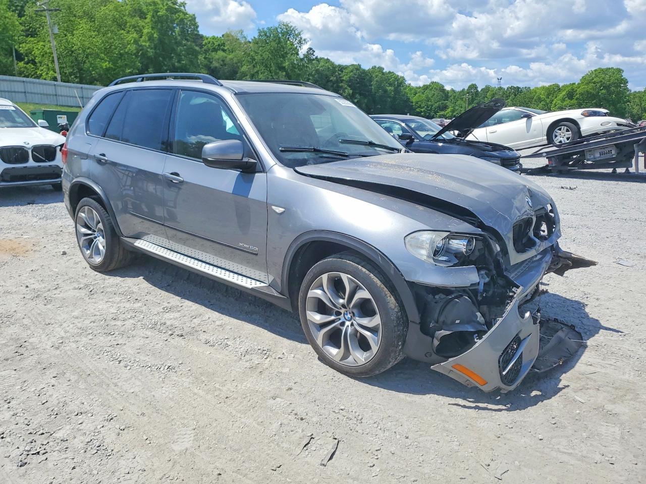 2012 Bmw X5 Xdrive50i Gray vin: 5UXZV8C53CL422537