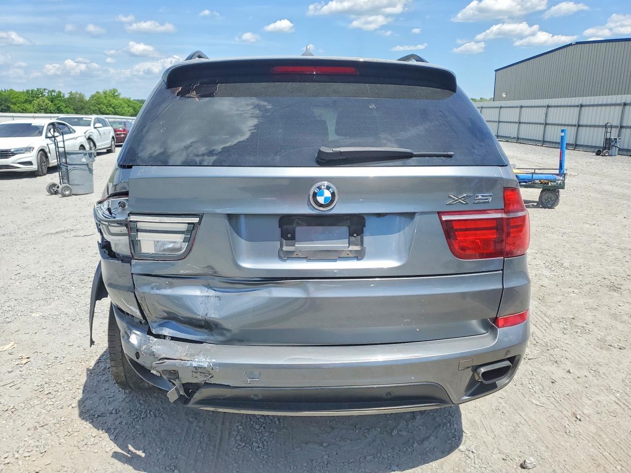 2012 Bmw X5 Xdrive50i Gray vin: 5UXZV8C53CL422537