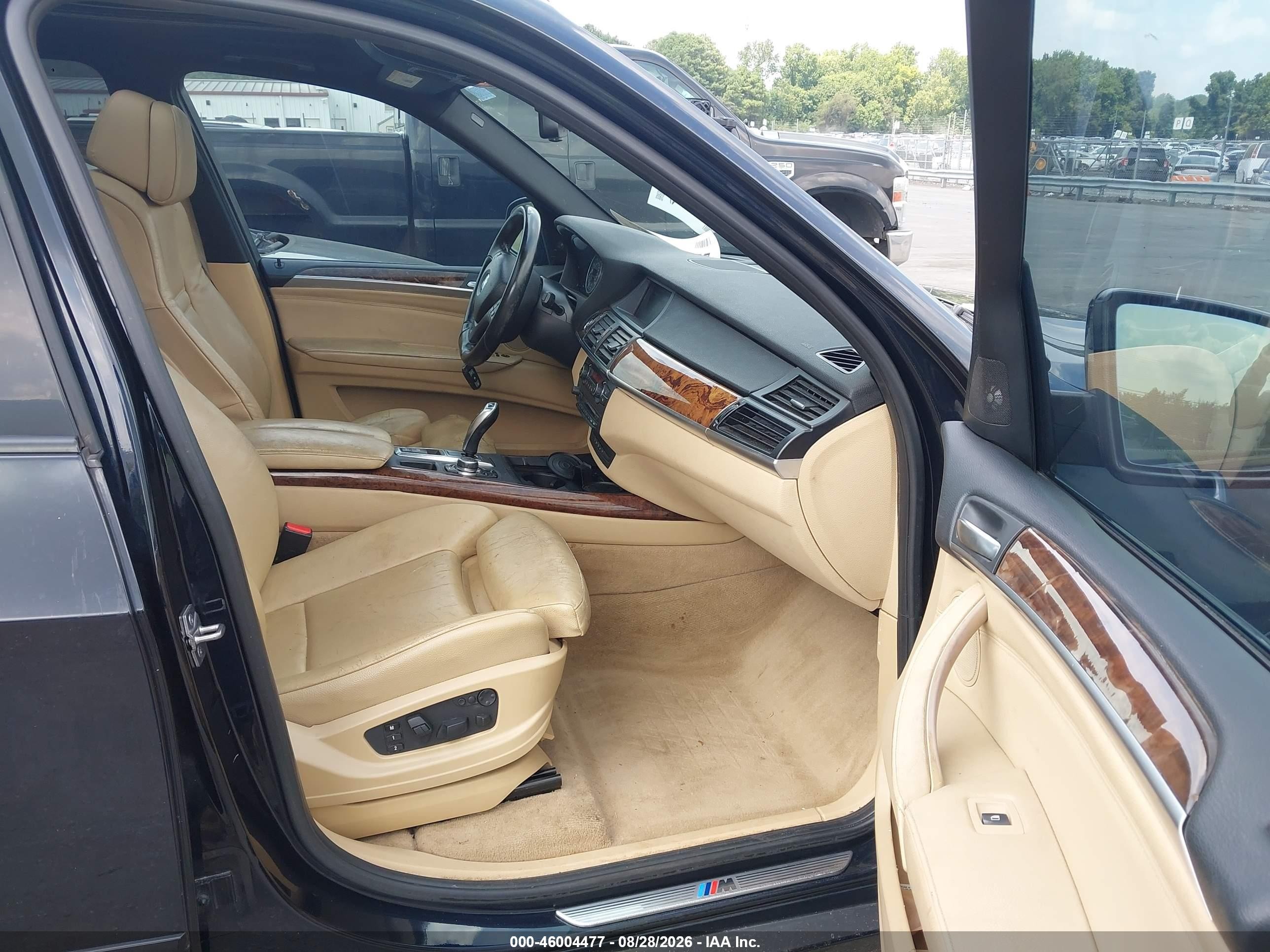 2012 Bmw X5 Xdrive50i Black vin: 5UXZV8C53CL424062