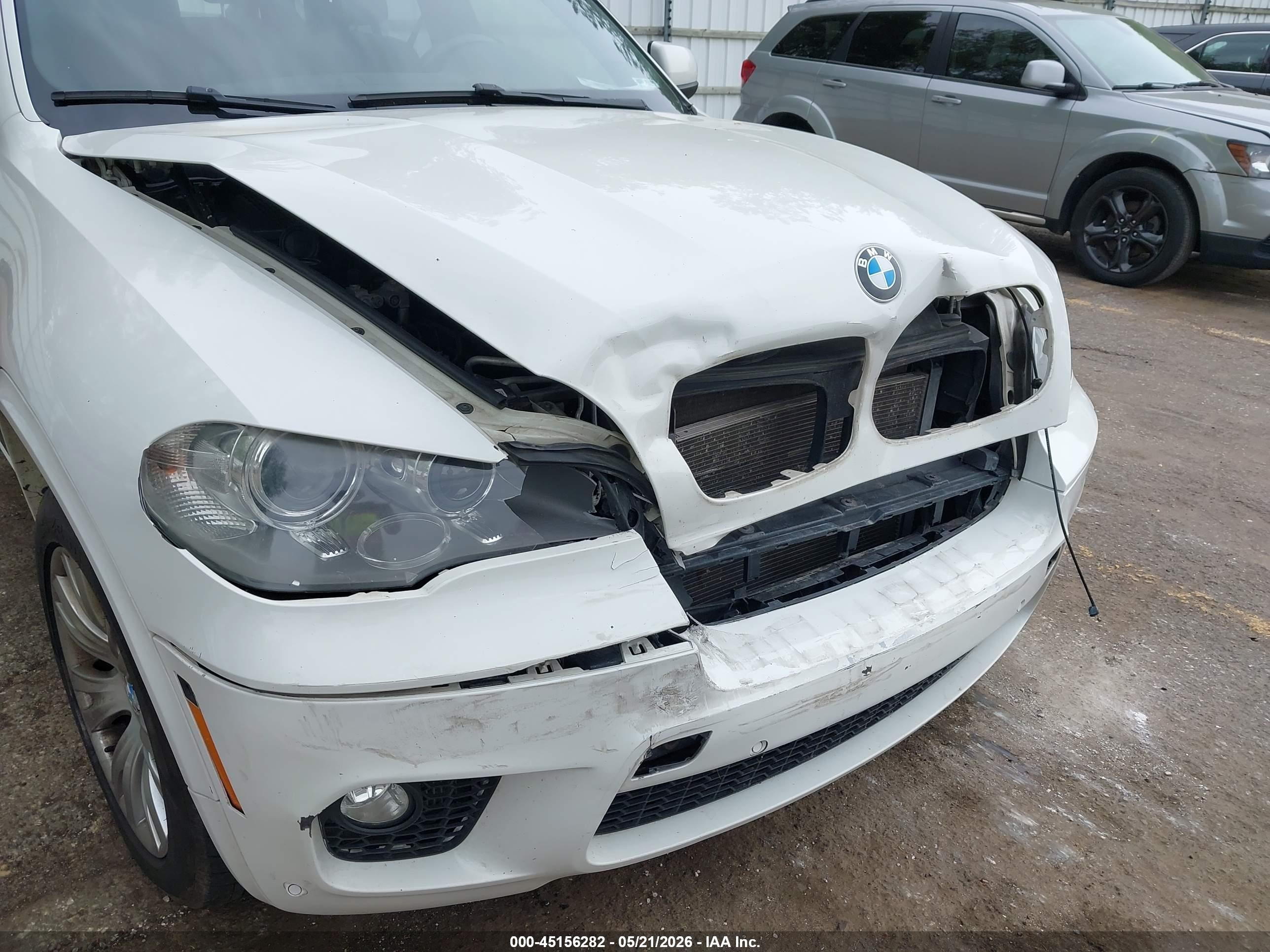 2012 Bmw X5 Xdrive50i White vin: 5UXZV8C53CL425681