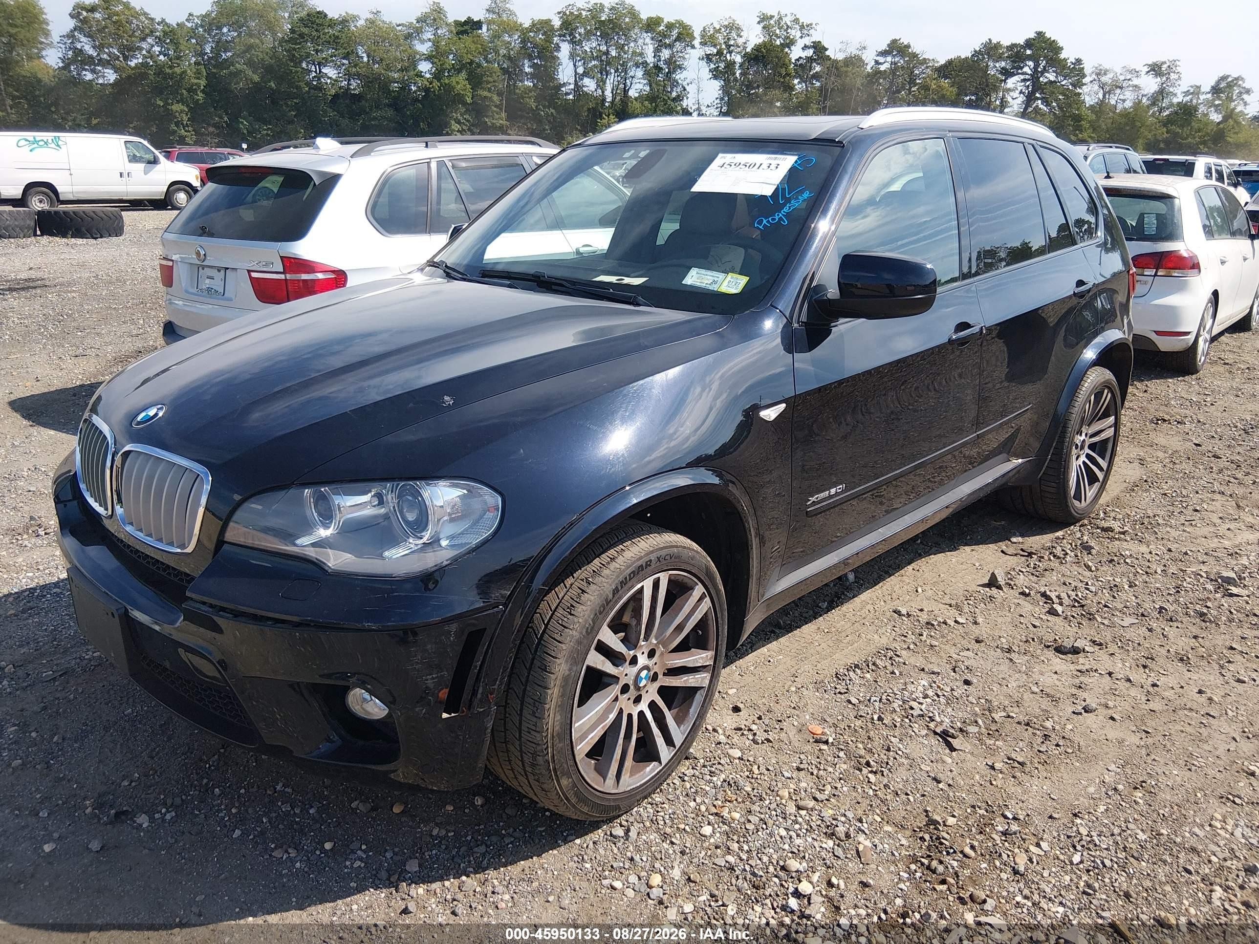 2013 Bmw X5 Xdrive50i Black vin: 5UXZV8C53DL426699
