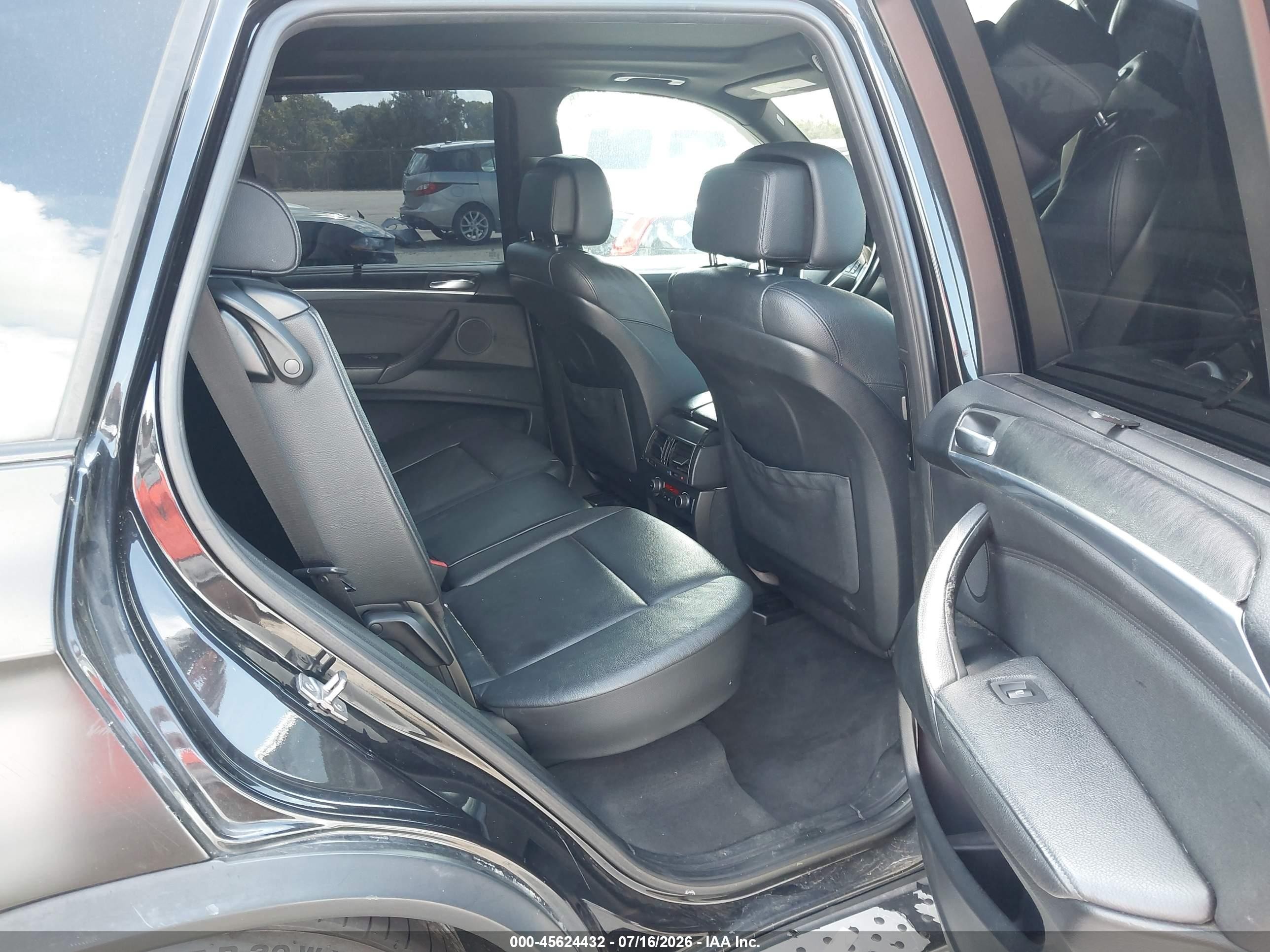 2011 Bmw X5 Xdrive50i Black vin: 5UXZV8C54BL417751