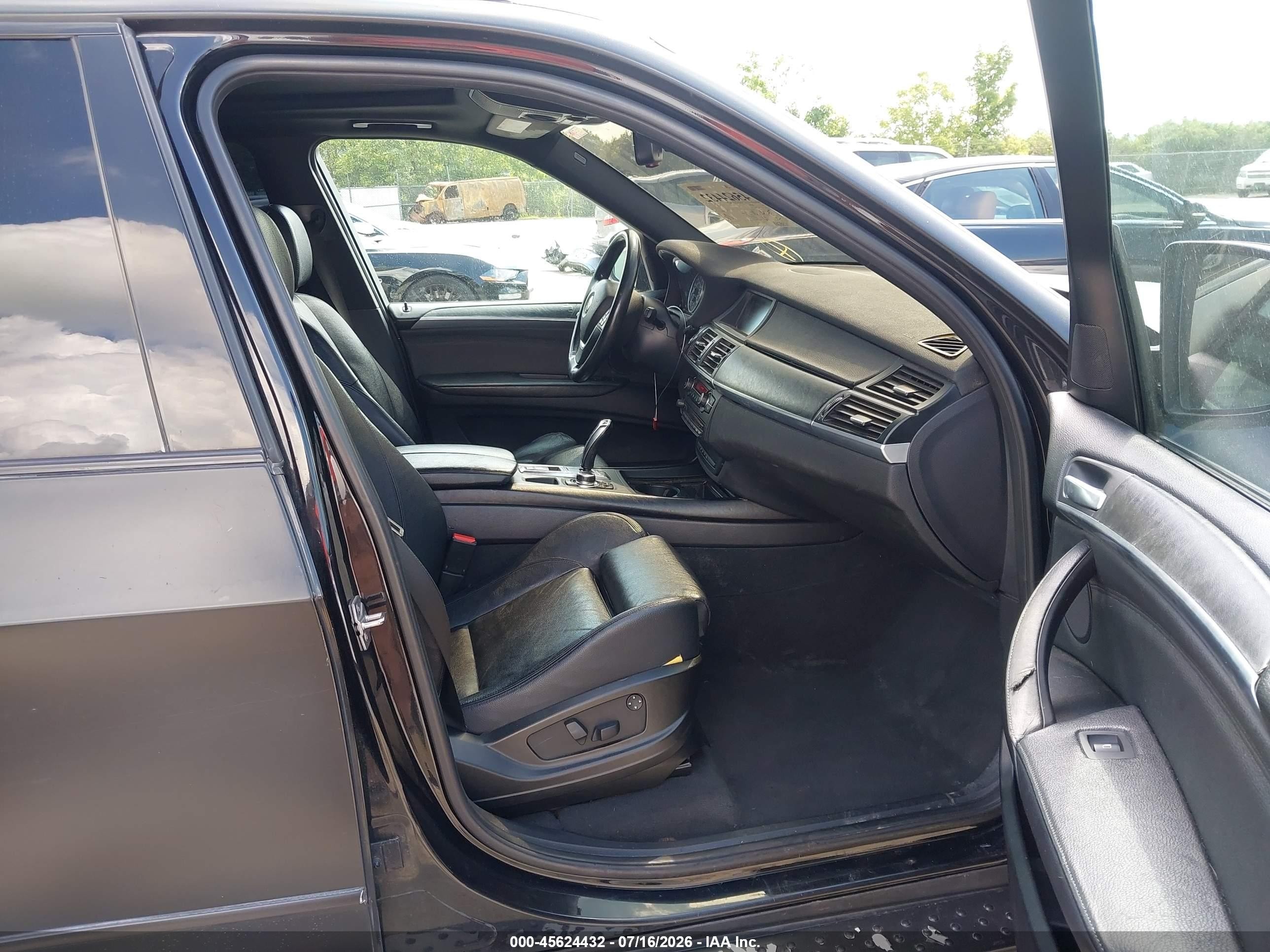 2011 Bmw X5 Xdrive50i Black vin: 5UXZV8C54BL417751