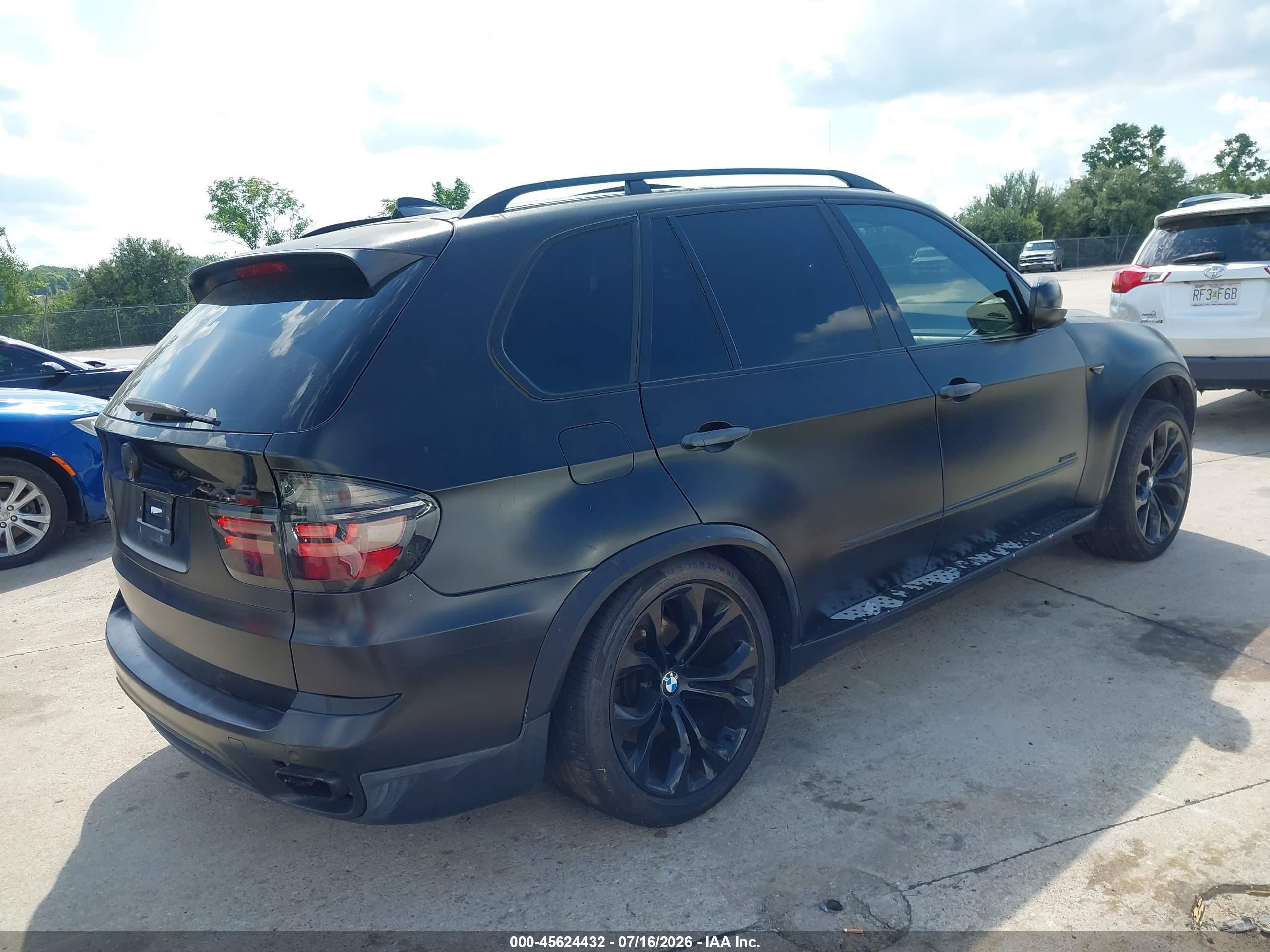 2011 Bmw X5 Xdrive50i Black vin: 5UXZV8C54BL417751