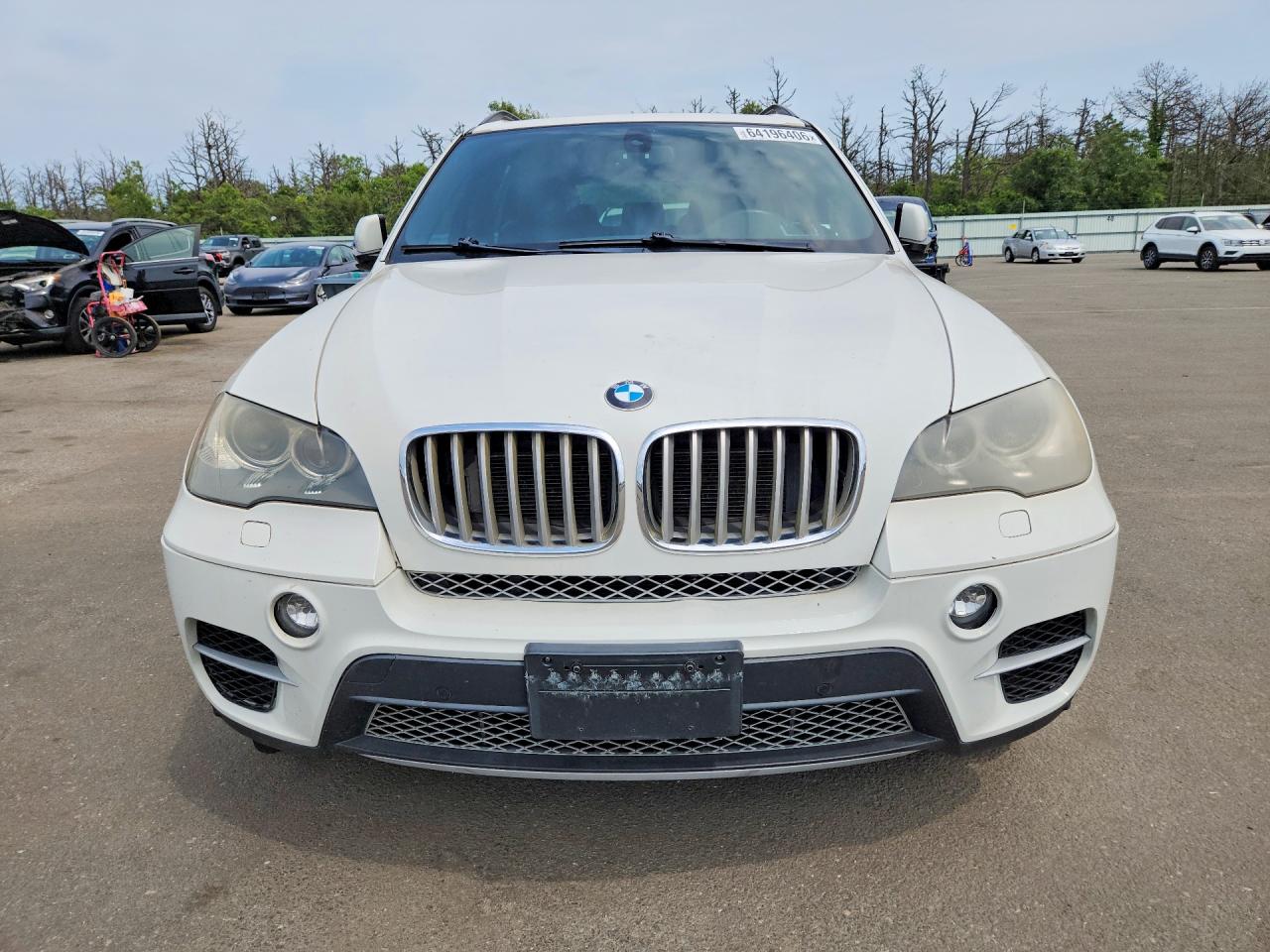 2012 Bmw X5 Xdrive50i White vin: 5UXZV8C54CL422627