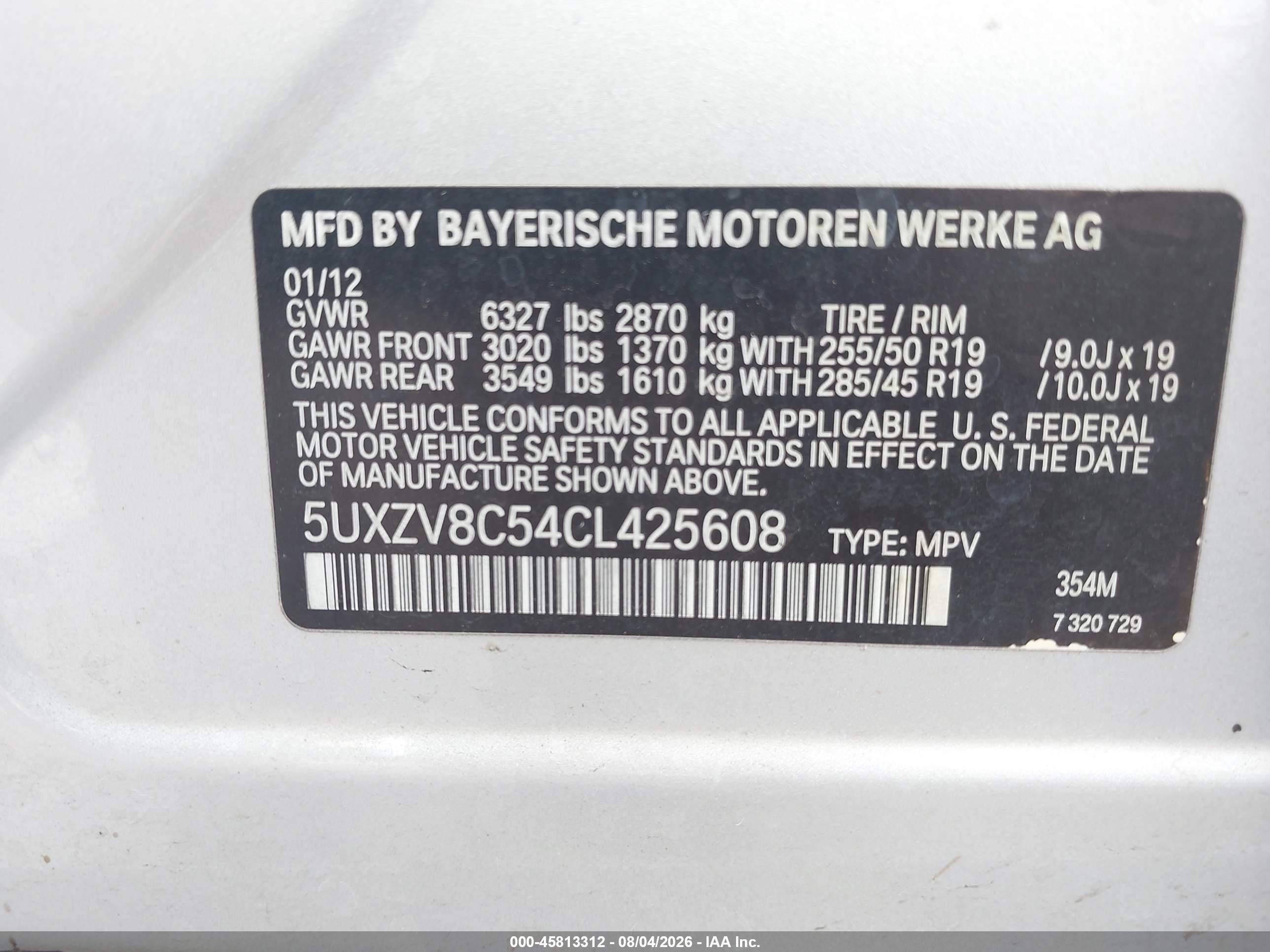 2012 Bmw X5 Xdrive50i Silver vin: 5UXZV8C54CL425608