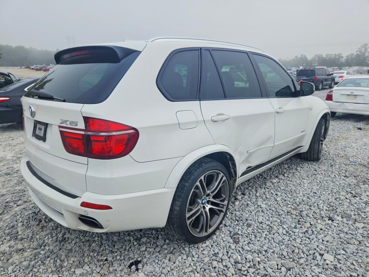2013 Bmw X5 Xdrive50i White vin: 5UXZV8C54D0C14978