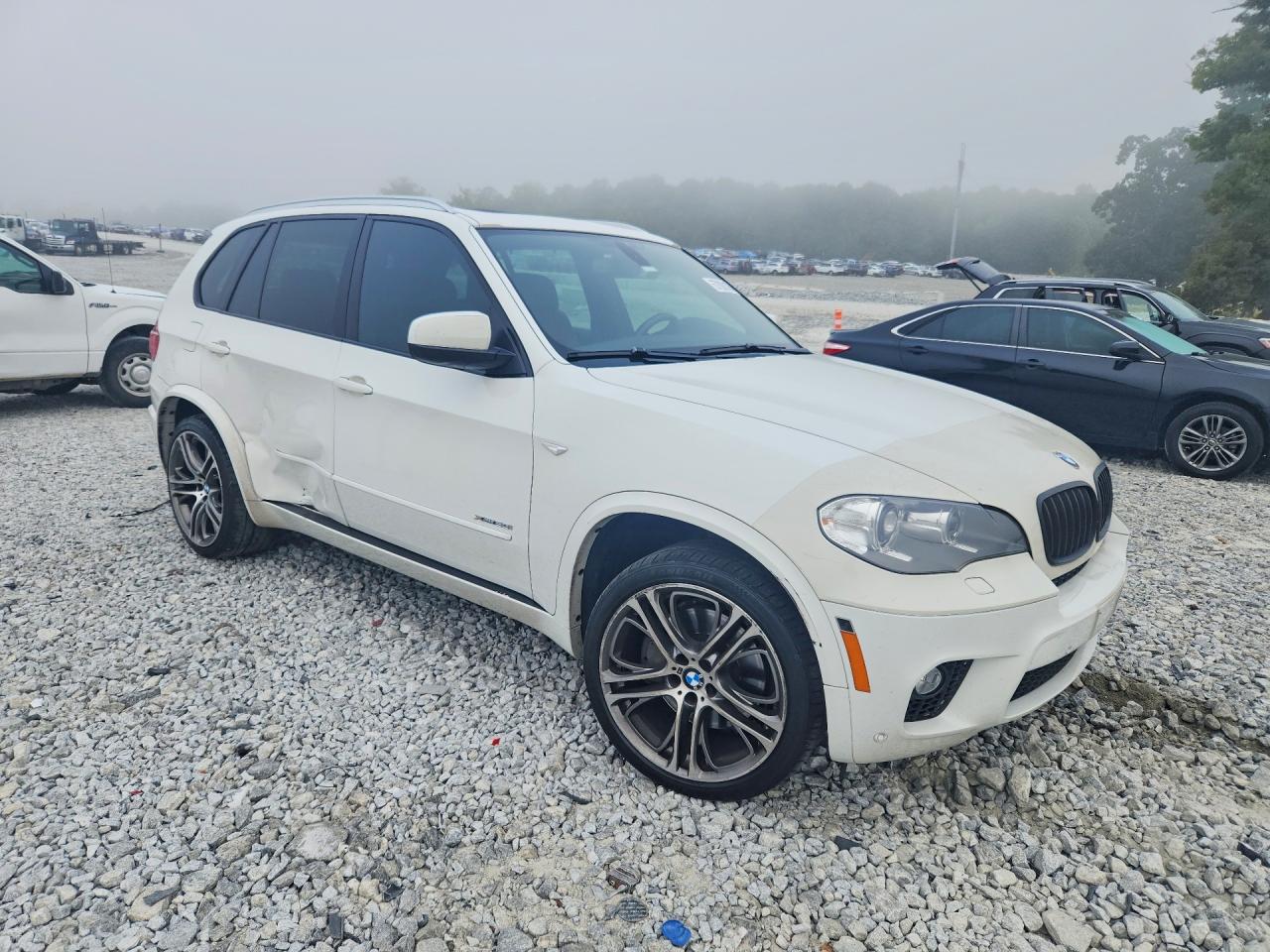 2013 Bmw X5 Xdrive50i White vin: 5UXZV8C54D0C14978
