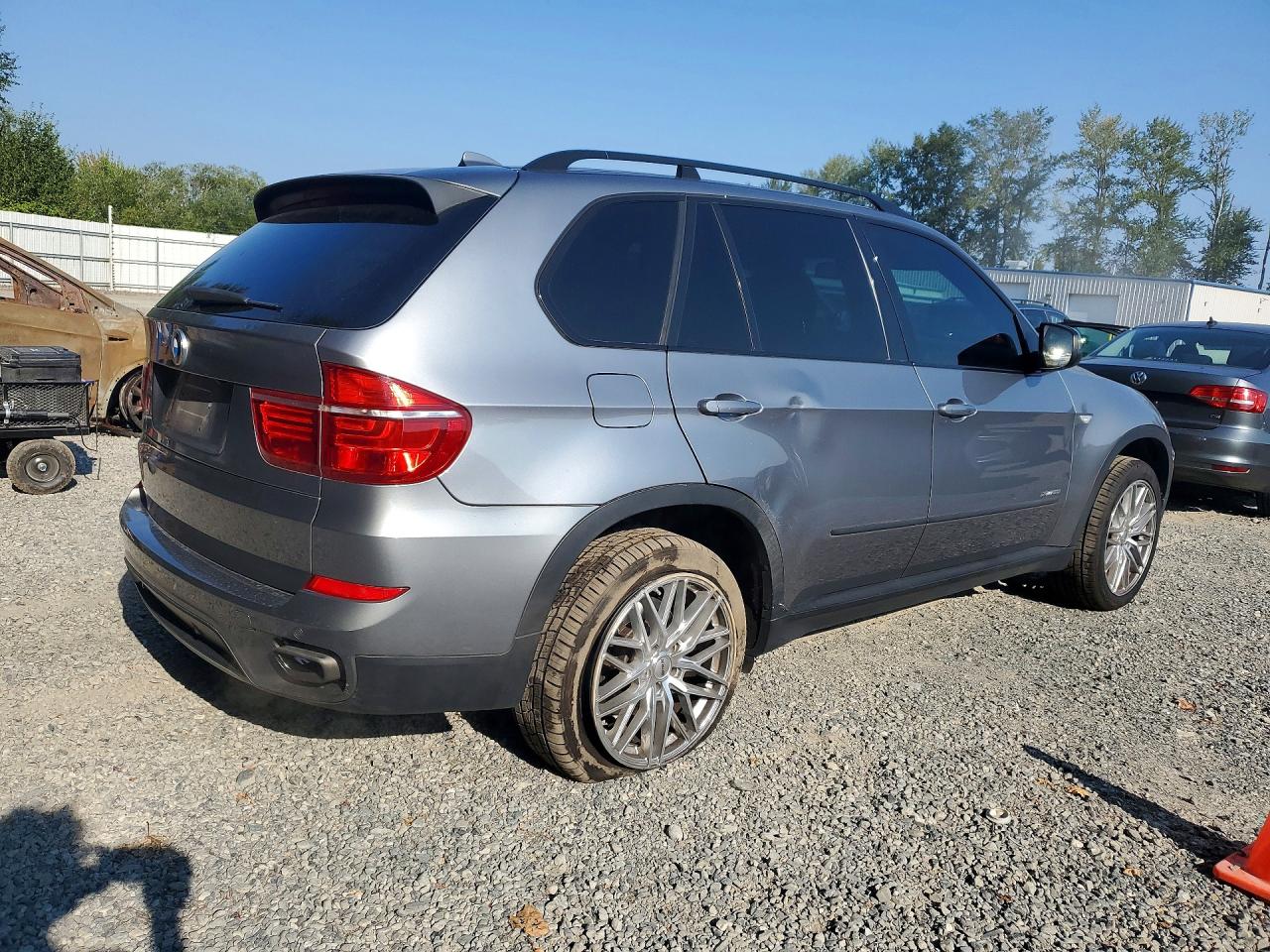 2011 Bmw X5 Xdrive50i Gray vin: 5UXZV8C55BL417984