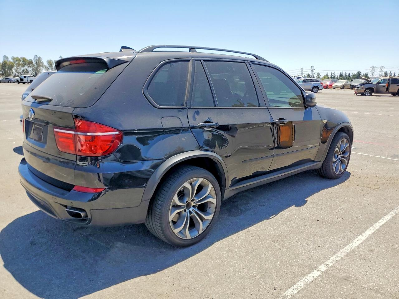 2011 Bmw X5 Xdrive50i Black vin: 5UXZV8C55BL418892