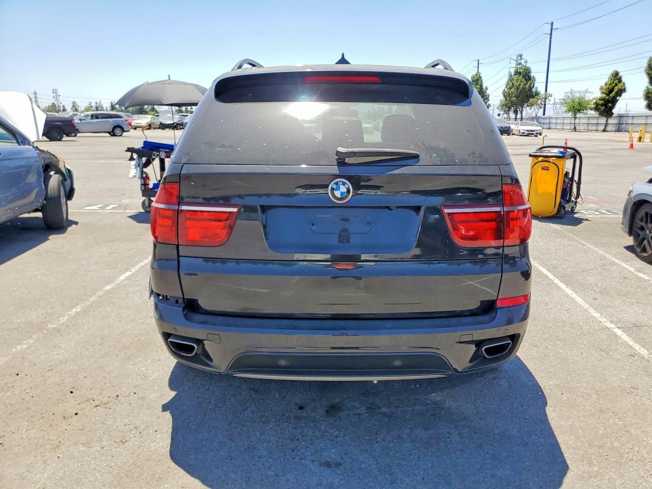 2011 Bmw X5 Xdrive50i Black vin: 5UXZV8C55BL418892