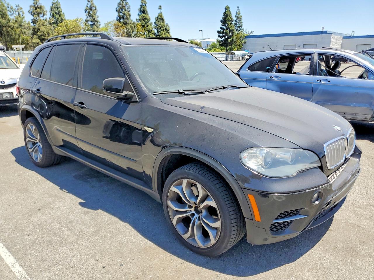 2011 Bmw X5 Xdrive50i Black vin: 5UXZV8C55BL418892