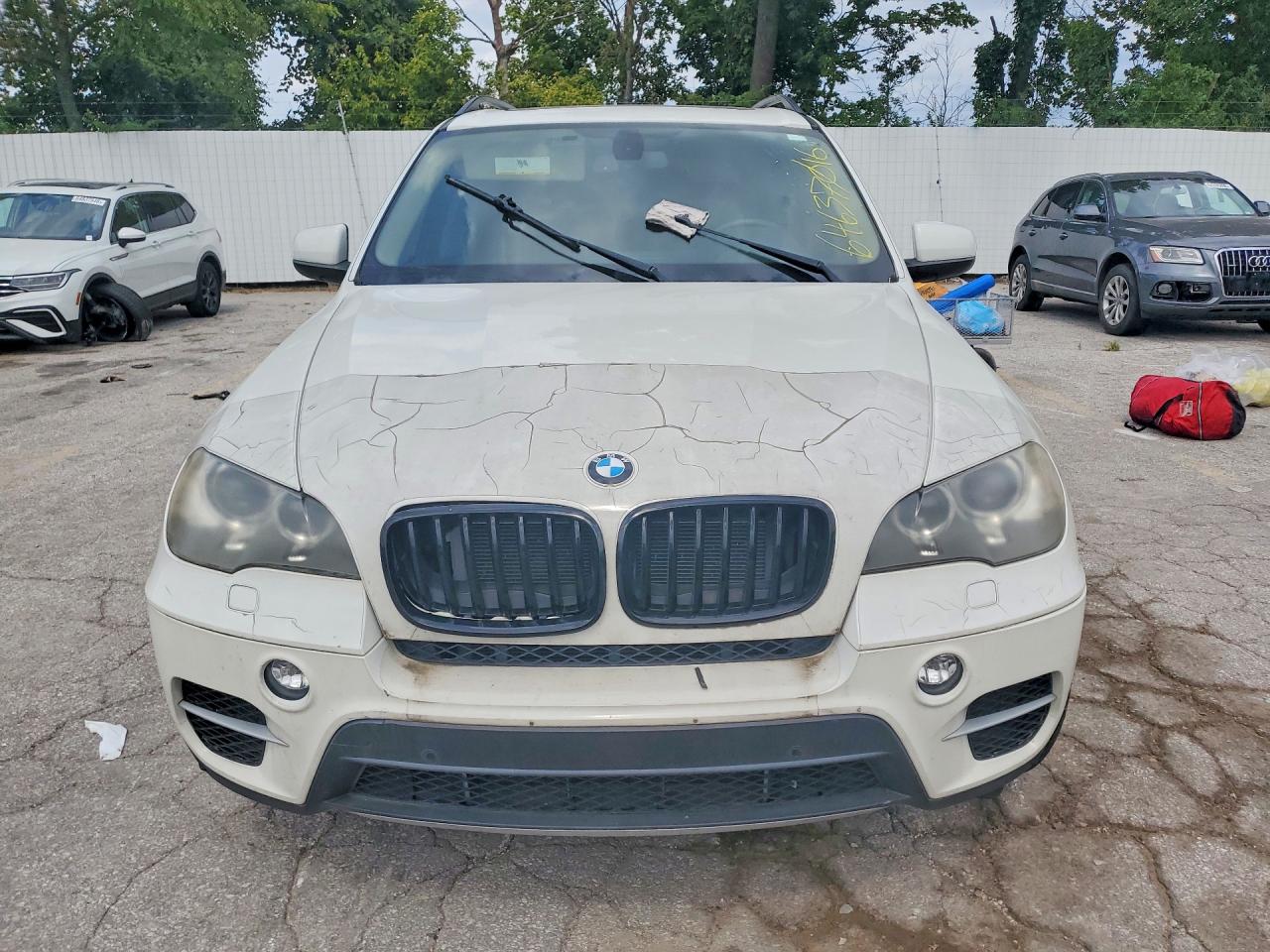2012 Bmw X5 Xdrive50i White vin: 5UXZV8C55CL422457