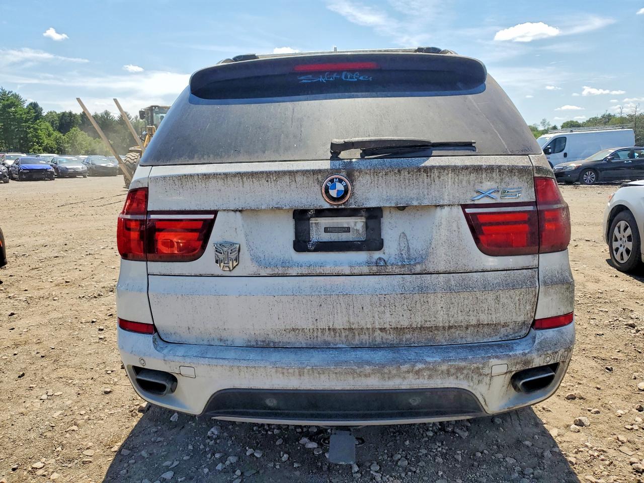 2012 Bmw X5 Xdrive50i White vin: 5UXZV8C55CL422832