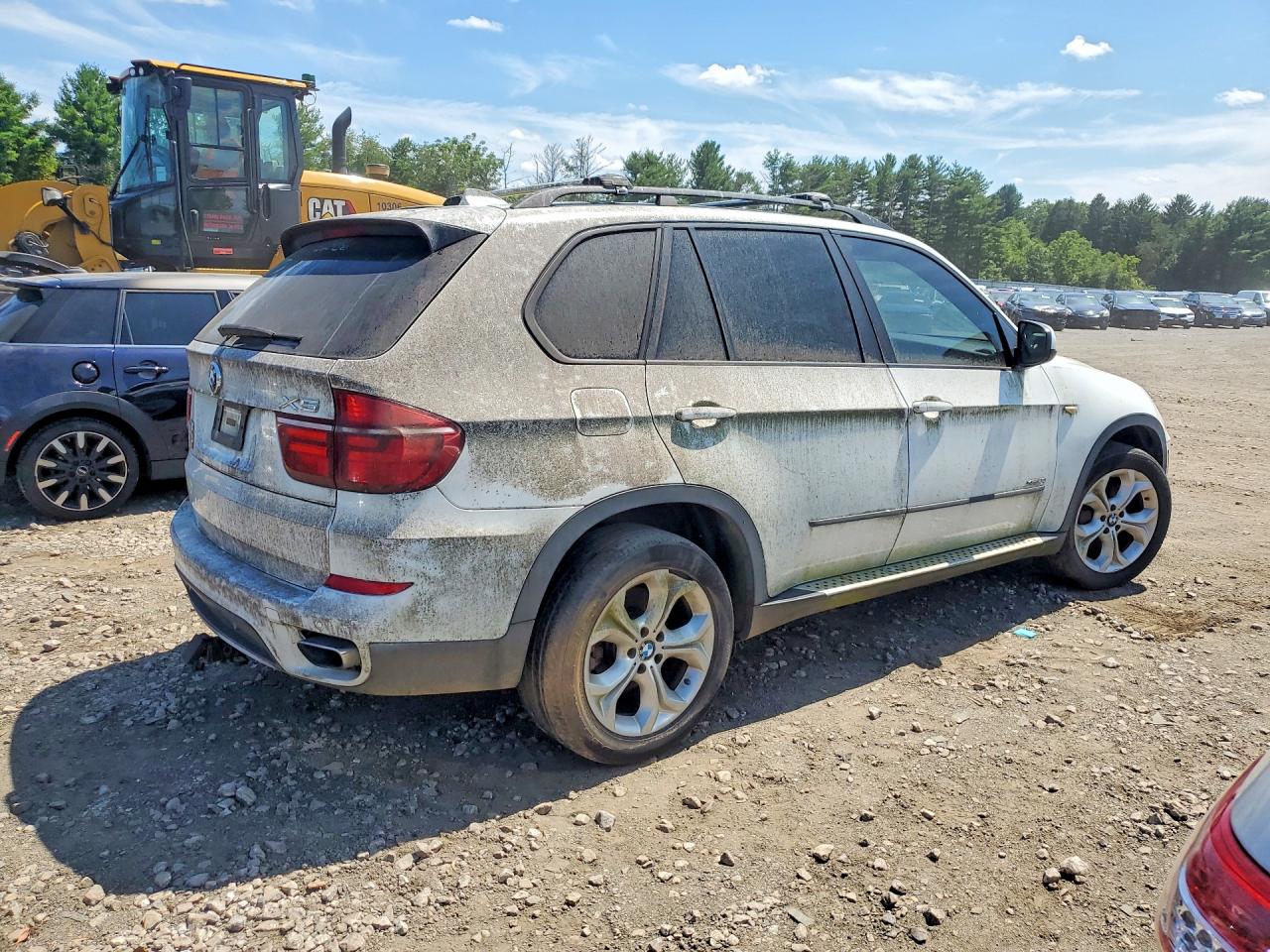 2012 Bmw X5 Xdrive50i White vin: 5UXZV8C55CL422832
