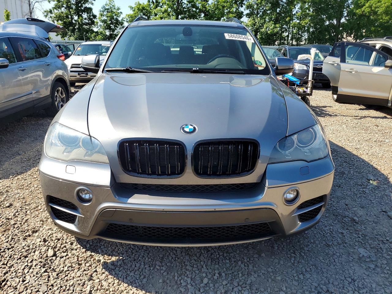 2012 Bmw X5 Xdrive50i Gray vin: 5UXZV8C55CL424435