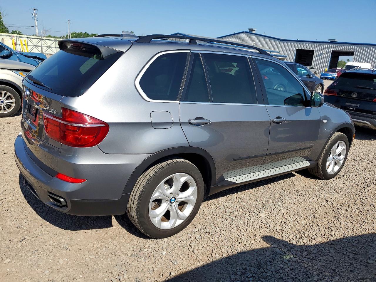 2012 Bmw X5 Xdrive50i Gray vin: 5UXZV8C55CL424435