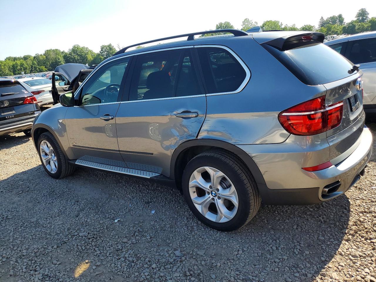 2012 Bmw X5 Xdrive50i Gray vin: 5UXZV8C55CL424435
