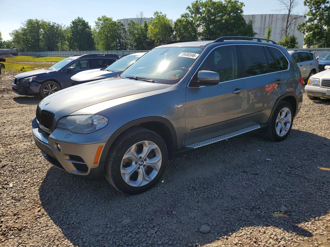 2012 Bmw X5 Xdrive50i Gray vin: 5UXZV8C55CL424435