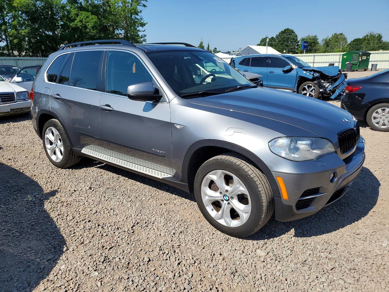2012 Bmw X5 Xdrive50i Gray vin: 5UXZV8C55CL424435