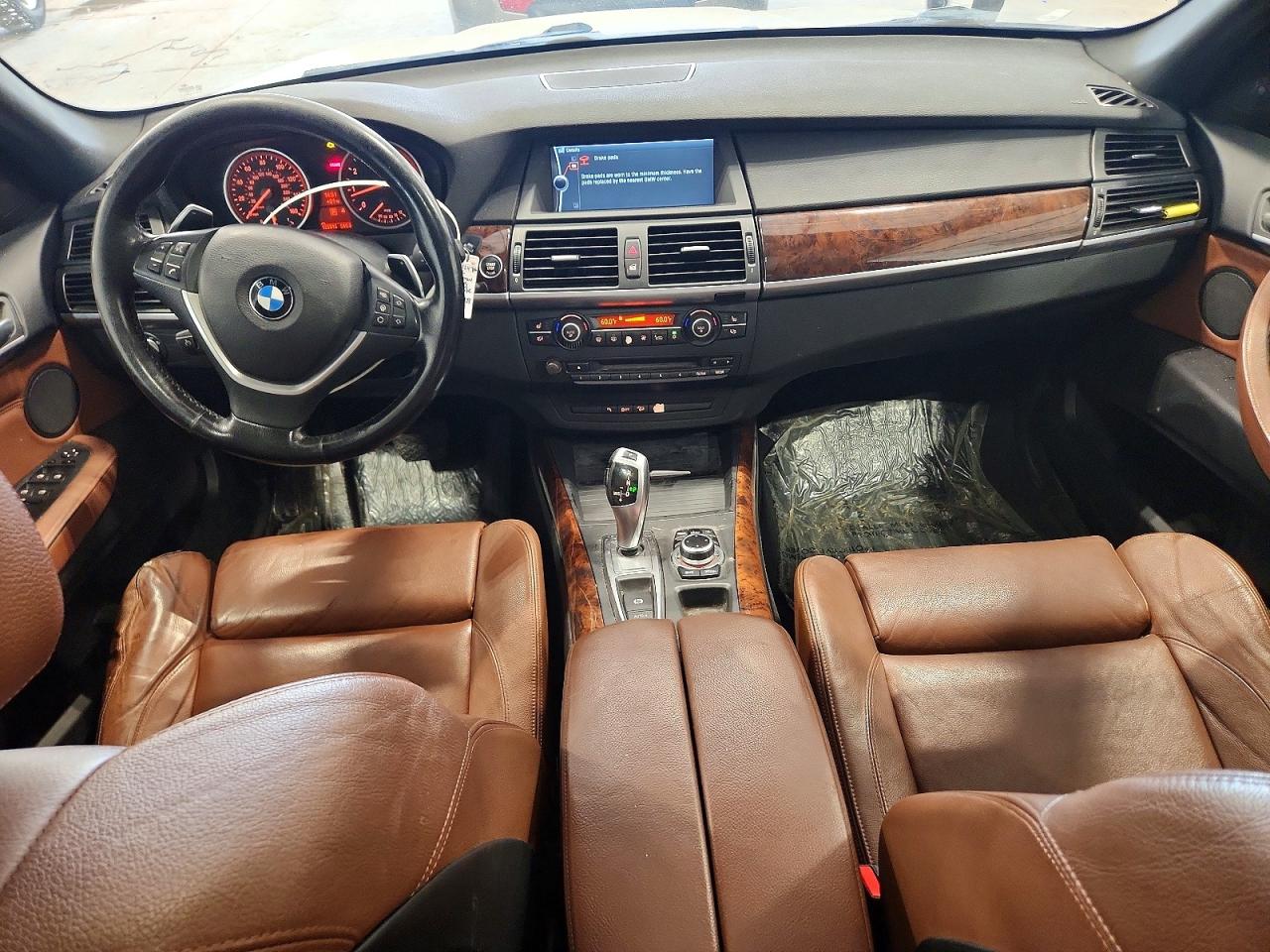 2012 Bmw X5 Xdrive50i White vin: 5UXZV8C55CL425729