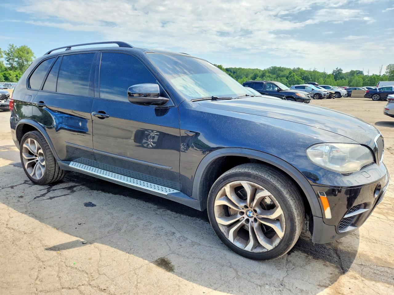 2013 Bmw X5 Xdrive50i Black vin: 5UXZV8C55D0C15993