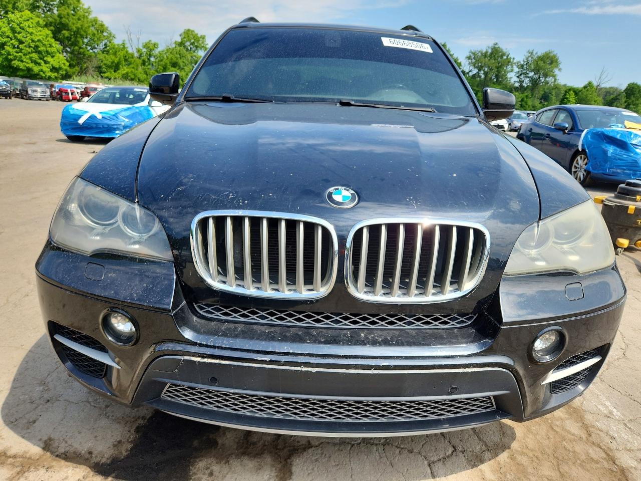 2013 Bmw X5 Xdrive50i Black vin: 5UXZV8C55D0C15993