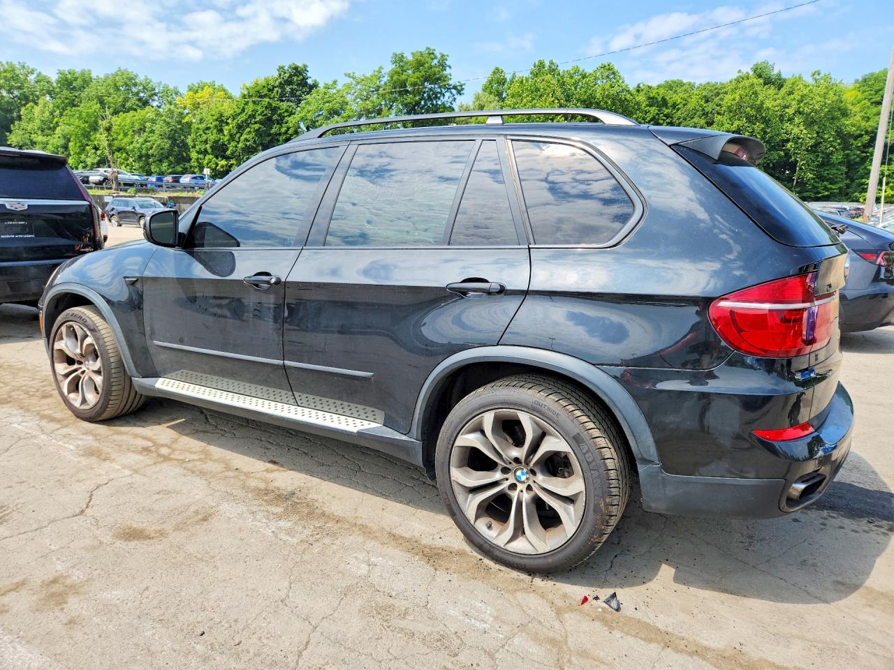 2013 Bmw X5 Xdrive50i Black vin: 5UXZV8C55D0C15993