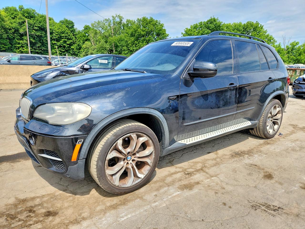 2013 Bmw X5 Xdrive50i Black vin: 5UXZV8C55D0C15993