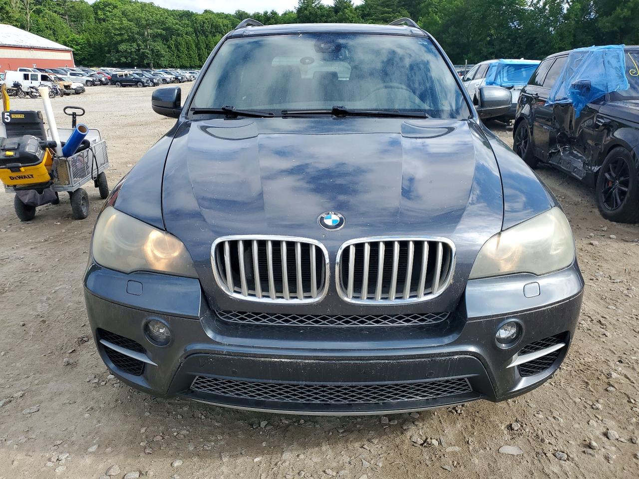 2011 Bmw X5 Xdrive50i Gray vin: 5UXZV8C56BL420103
